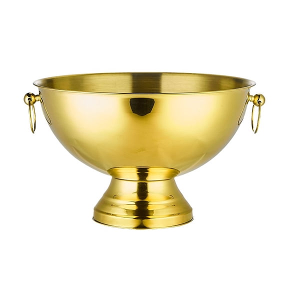 Large Stainless Steel Double-eared Ice Bucket For Wine Champagne Beer KTV Clubs Bar Parties
