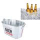 thumbnail image 5 of Gran Capacidad Metal Champagne Cubo De Hielo Con Impresión En Color HD, Cubos De Bebida De Cerveza De Vino Con Manijas Grandes Suministros De Barra De Mimosa, 5 of 7