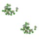 thumbnail image 1 of Minnieouse 12 Pieces Tibetan Silver Angel Glass Pendant Wing Charms Bead de color verde oscuro 2Conjunto, 1 of 1