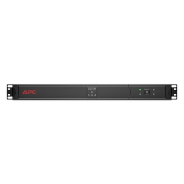 APC Smart-UPS, Line Interactive, 500VA, Rackmount 1U, 120V, 4x NEMA 5-15R outlets