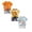 6pcs Baby Boys Summer Outfits-Orange+Yellow+Khaki, variant on Gerichy Toddler Baby Boy Clothes 6-Pieces Short Sleeve Dinosaur T-shirt Shorts Set 3 6 12 18 24 Months 2T 3TKids Summer Casual Outfit