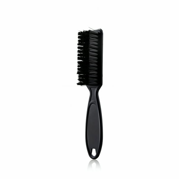 ACDANC 2 Pieces Barber Blade Cleaning Brush Clipper Cleaning, Barber Fade Brush Nylon Brush Tool Barber Styling Beard Brush for Men - Black