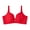 Red, variant on Push up Bras for Women Seamless Underwire T-Shirt Bra Comfortable Plunge Bralettes Red