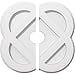 thumbnail image 3 of Ekena Millwork CMP12CE2-02000 12 in. OD x 2 in. ID Square Charlotte Architectural Grade PVC Contemporary Ceiling Medallion - 2 Piece, 3 of 4
