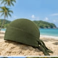 thumbnail image 4 of BELTNOV Men's Outdoor Sun Protection Bandana Hat with Breathable Mesh Sweat-Wicking, 100% Polyester, Full Head Coverage Army Green, 4 of 5