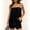 Black plus size 2 piece set a1, variant on Women Plus Size Square Neck Sleeveless Tank Top Shorts Set Loose Casual Beach Vacation Outfits Solid 2 Piece Matching Lounge Sets Summer Tracksuits Travel Clothes, Army Green S