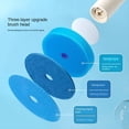 thumbnail image 2 of 48 Piezas Repuestos de Cepillos de Baño Desechables Sin Ángulo Muerto Esponjas de Limpieza de Espuma Cabezales Cepillo de Baño Accesorios de Baño Púrpura, 2 of 5
