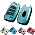 thumbnail image 2 of Carbon TPU Car Key Case Cover Fob for HYUNDAI for Elantra ix35 3 Button, 2 of 7