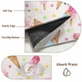 thumbnail image 6 of Ice Cream Area Rugs 6'x9', Washable Small Throw Rugs for Kitchen Dining room, Summer Pink Popsicle Colorful Polka Dots Indoor Outdoor Rug Non-Slip Low Pile Carpet Runner Reversible Floor Mats, 6 of 8