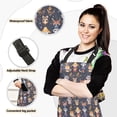 thumbnail image 2 of Pirate Civet Cat and Leaf 5 Pcs Kitchen Set Heat Resistant Oven Mitts and Non-Slip Pot Holders with Adjustable Cooking Apron, 2 of 6