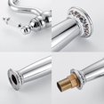 thumbnail image 2 of PENGXIANG Bathroom Basin Mixer Taps Tall Counter Top Faucets Brass, 2 of 11