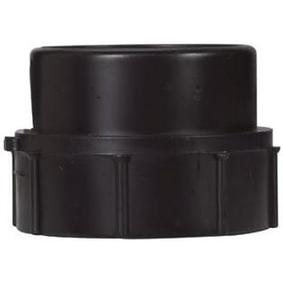 Charlotte Pipe Abs001050800ha Abs/dwv Fitting Cleanout Adapter, 2", Black