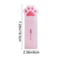 thumbnail image 4 of Summer Saving!Back_to_School Saving!School_Supplies!Under $1 dollars!Special Pencil Case Pouch, Cats Paw Shaped Plastic Pencil Case Multifunctional Stationery Organizer, Clear, 4 of 9