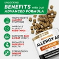 thumbnail image 2 of Bark&Spark Allergy Relief Chews for Dogs - Fish Oil Omega-3 & Probiotics - Itchy Skin, Hot Spots & Immune Support - Bacon Flavor, 2 of 7