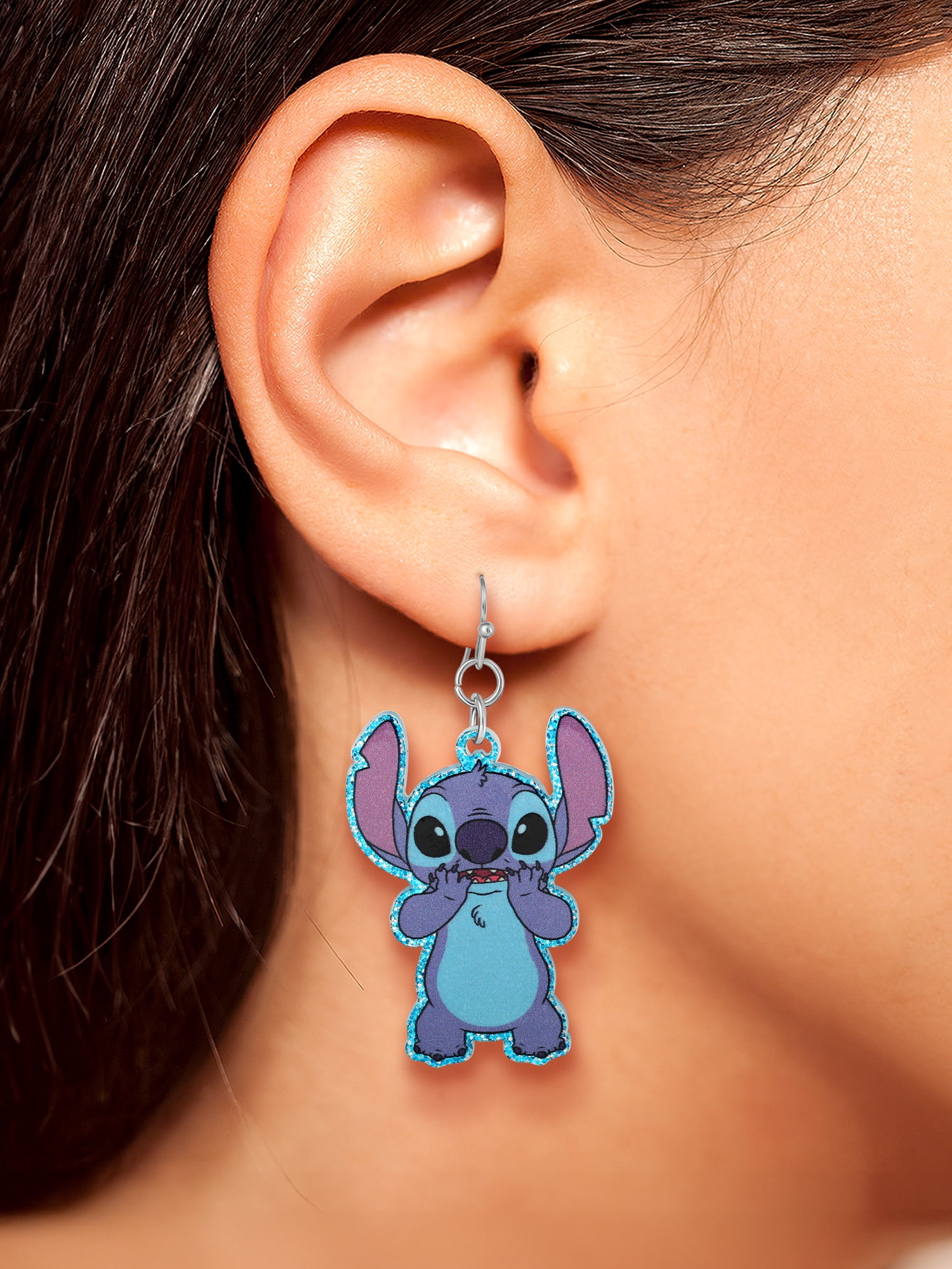 Disney Girls/Tween Stitch Acrylic Dangle Earring