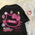 thumbnail image 2 of Sanrios Kawaii-Camiseta de manga corta de algodón para niños, Camiseta holgada de media manga con dibujos animados de Hello Kitty, regalo de cumpleaños, 2 of 4
