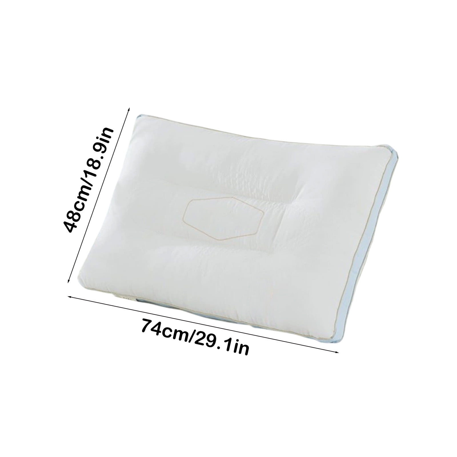 Asxite Throw Pillows, Neck Pillow Low Soft Breathable Bed Pillows 74*48*5 cm / 29.15*18.98*1.96 in