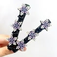 thumbnail image 5 of Pompotops Sparkling Crystal Stone Hair Clips for Women Girls Star Flower Rhinestone Chopped Hairpin Clip Hair Accessories, 5 of 5