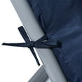 thumbnail image 3 of 70” x 21” Assorted Dark Blue High Back Outdoor Seating Cushion, Eco Friendly Non Slip Design, 3 of 7