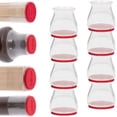thumbnail image 2 of Ruby Sliders As Seen On TV by BulbHead - Red Means They’re Authentic - Premium Chair Covers Protect Hardwood & Tile Floors from Scratching - Fits Most Furniture Leg Sizes & Shapes - 8 Pack, 2 of 10
