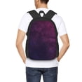 thumbnail image 5 of Balery Black Dark Blue Purple Backpack for Men and Women - Durable 600D Oxford Cloth -Large Capacity, Water-Resistant School, Travel, and Hiking Bag, 5 of 7