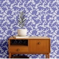 thumbnail image 2 of S4sassy Self Adhesive Wallpaper, Branch & Leaf Wallpaper, Purple Removable DIY Vinyl Wall Covering, Textured Peel and Stick Contact Paper for Entryway accent wall, Easy Home Decor Solution (25"x240"), 2 of 9