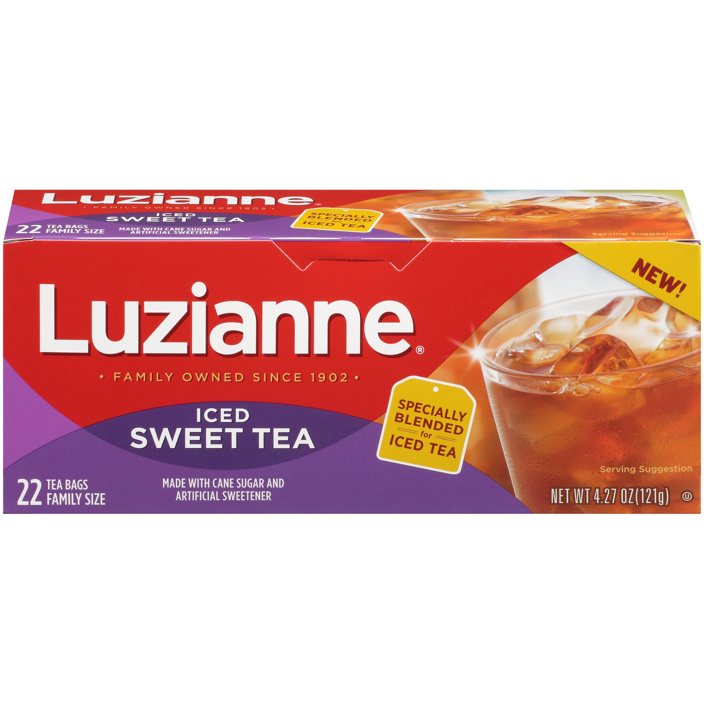 Luzianne Iced Sweet Tea Bags 22 Ct Walmart Com Walmart Com
