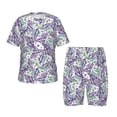 thumbnail image 1 of Balery Lavender Flowers Conjunto de Pijama Infantil de Manga Corta con Estampado – Ropa de Dormir de Algodón Suave-4X-Large, 1 of 6
