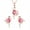 Set, variant on Pink Flamingo Necklace and Earrings Set for Women Cz Rose Sterling Silver Ginger Lyne Collection