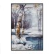 thumbnail image 1 of Cuadros Decorativos Bordado completo estampado árbol nieve escena DIY 11CT hilo de algodón Kit de punto de cruz JShteea Nuevos Originales, 1 of 9