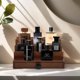 thumbnail image 2 of Organizador de perfumes Fengligoo Walnut Cologne para hombre, 4 niveles, 2 of 7