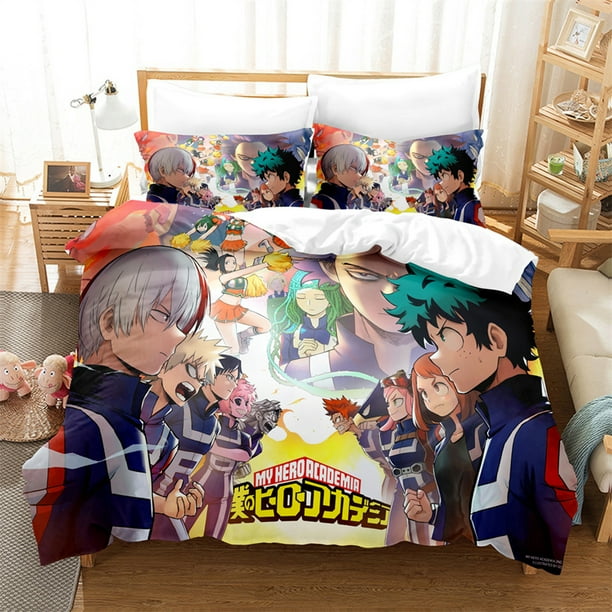 NEW My Hero Academia Bedding Bed Set Twin Full Queen King Size Deku