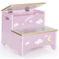 thumbnail image 2 of Storage Step Up Guidecraft pintada a mano con temática de princesa, rosa, 2 of 6