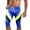 Blue, variant on UVEASISHA Men's Swimsuit Swim Jammers Athletic Surf Swimwear Color Block Quick Dry Swimming Racing Competition Rash Guard Swim Trunks Yellow XL