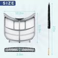 thumbnail image 2 of Filtro de pelusa para secadora APPLIANCEMATES ADQ73373201 para LG & Kenmore, 2 of 7