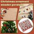 thumbnail image 5 of YSABOOX 30pcs Natural Wood Mini Christmas Tree Ornaments Set Handcrafted Festive Decor for Holiday Home Gift and DIY Crafts, 5 of 7