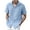 Blue, variant on Funny Shirts for Men Men's Cotton Linen Short Sleeve Shirts Casual Button Down Shirt Beach Summer Tops Purple,XL