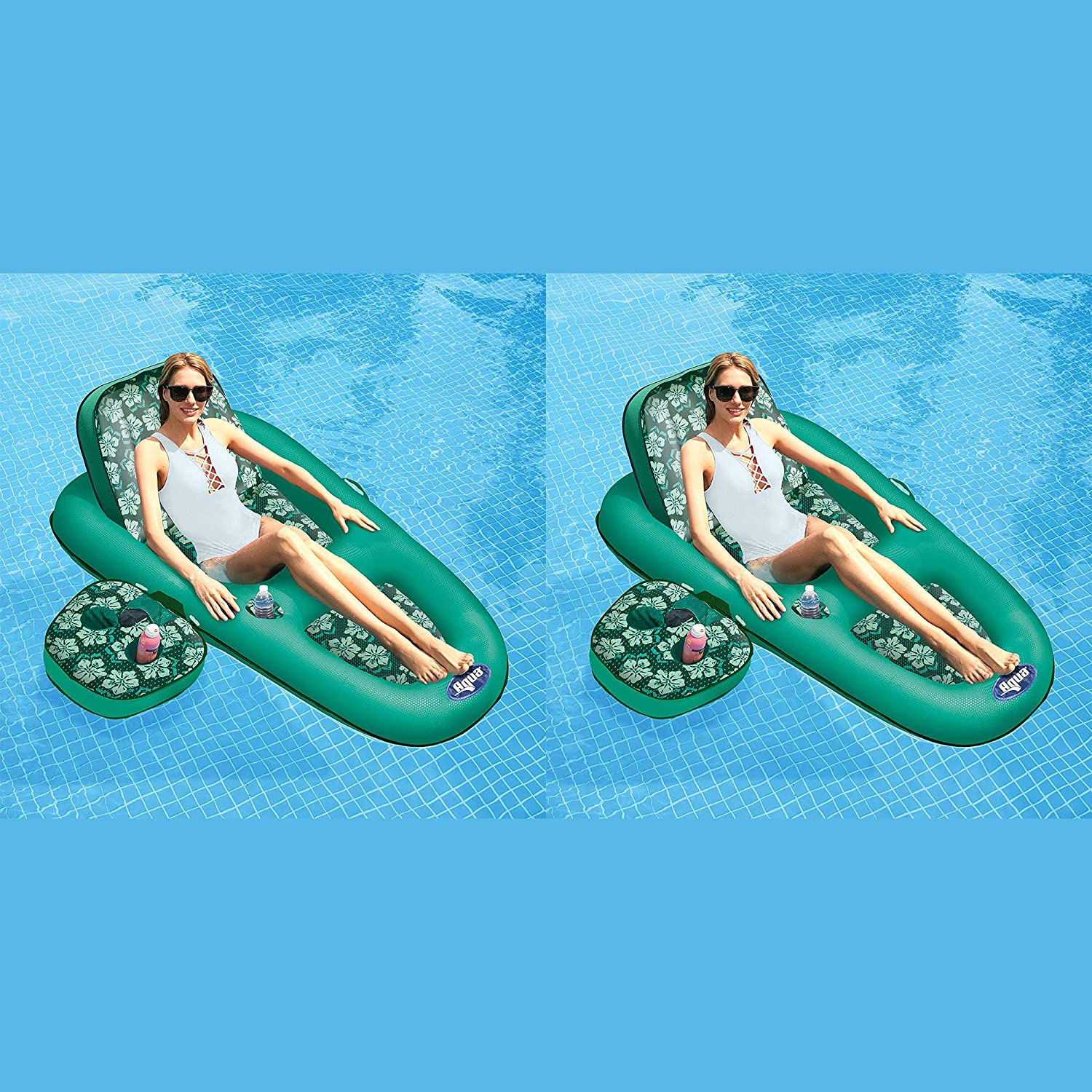 Aqua Leisure Campania 2 in 1 Convertible Lounger Recliner and Luxurious