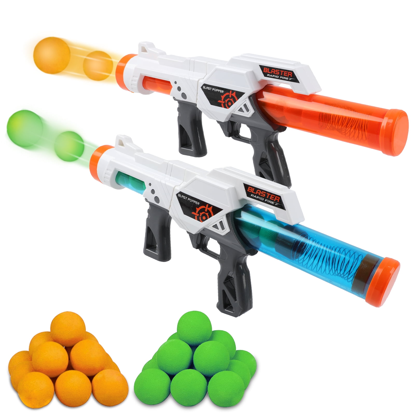 Buy 2 PCS Power Gun Battle Pack Foam Ball Air Powered Shooter Toy Guns