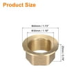 thumbnail image 2 of Uxcell Faucet Nut Fixed Base Copper Fixing Nut Tap Fastener ID 1.18" x H 0.79", 2 of 5
