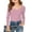 Pink, variant on YM Toddler Shirt Girl Dark Gray for 13-14 Years,Girls Long Sleeve Shirts Ribbed Layering Tops U Neck Slim Fit Basic Tee Undershirts 5 16 Years