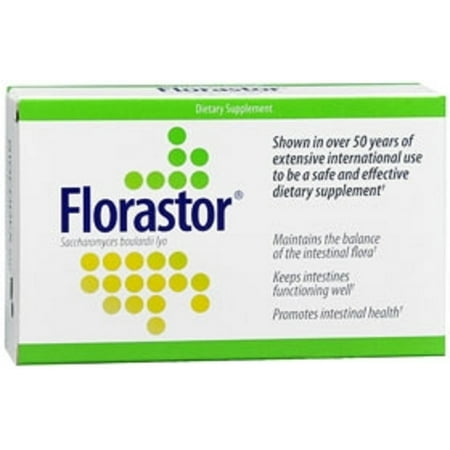 Probiotic Dietary Supplement FlorastorÂ® 20 per Box Capsule