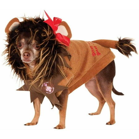 Wizard Of Oz Cowardly Lion Pet Halloween Costume