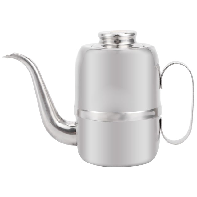 Oil Pot,Stainless Steel Water Pot Oil Can Soy Sauce Bottle Professional Grade