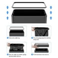 thumbnail image 5 of pouseayar Black 13 Gallon Stainless Steel Smart Automatic Trash Can with Deodorizer Compartment, Assemble Large Capacity Garbage Can, 5 of 9