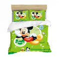 thumbnail image 1 of Cartoon Bedding Set Mickey Minnie Duvet Cover Queen King Size White Soft Home Textile Student Child Couple Bed Set, 1 of 5