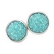 thumbnail image 2 of Pendientes Gotas Minnieouse de acero inoxidable Galvanoplastia fina superficie lisa Ligero cian oscuro, 2 of 6