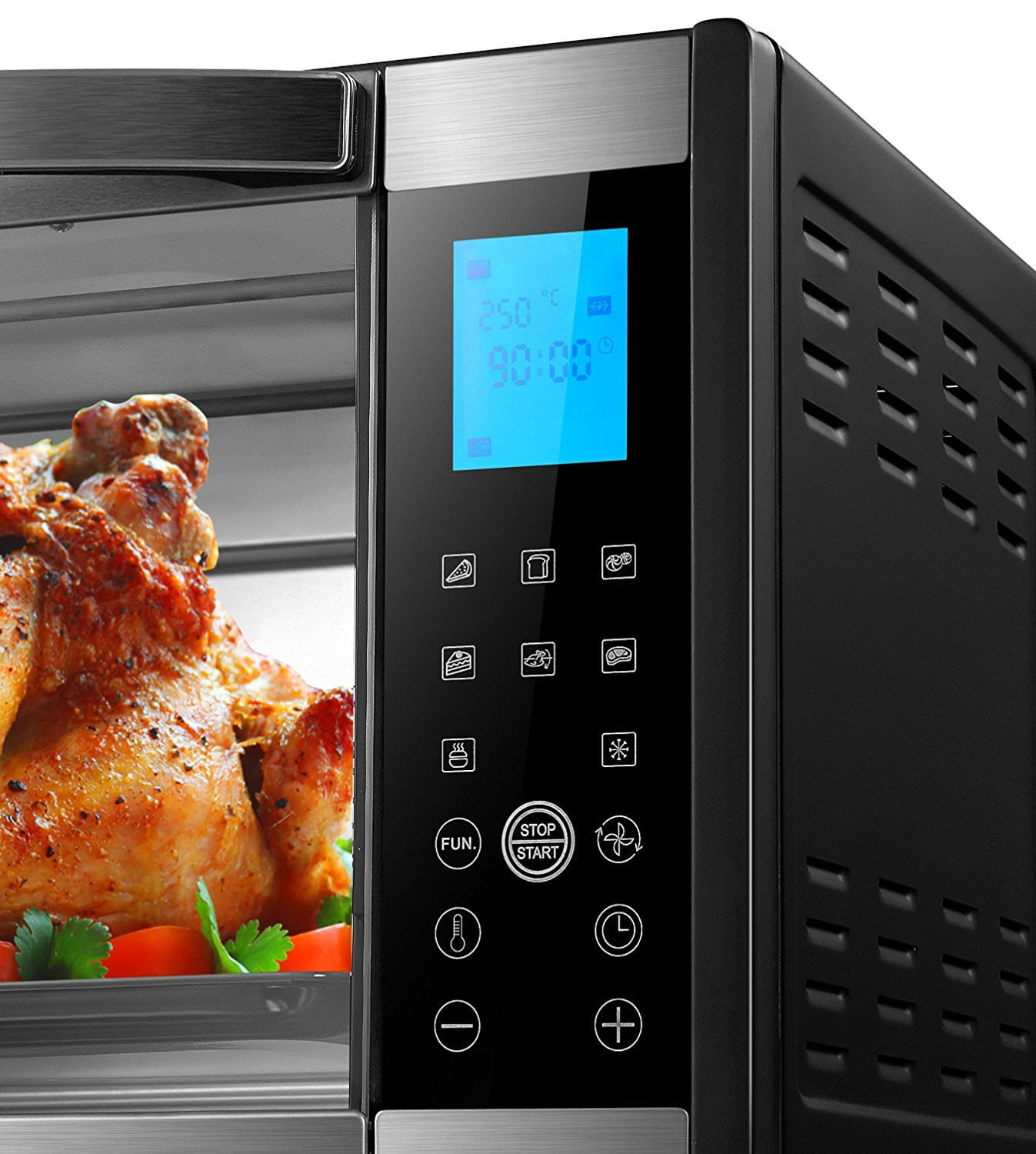 Emerson Red Toaster Oven