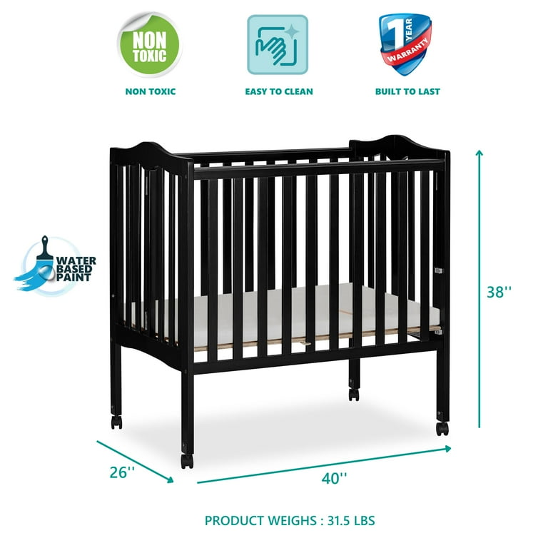 Dream on me 2 in 1 portable crib mattress 2025