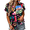 Black, variant on ALLTB Western Shirt for Women Cowgirl Shirts Boho Graphic Button Down Country Concert Outfits Cute Cowboy Print Tops